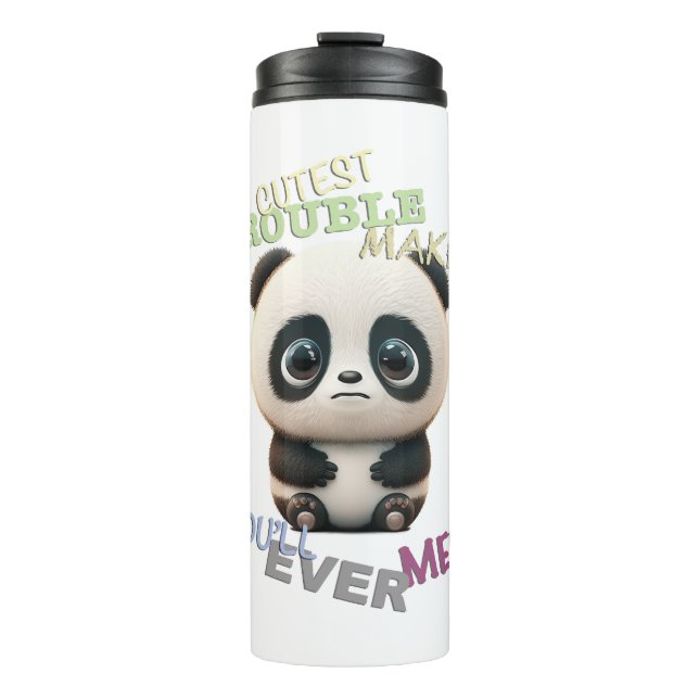 Termo Panda Menor Problema Maker Cute Adorable Funny (Anverso)