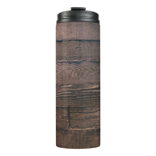 Termo Paneles de madera marrón (Anverso)