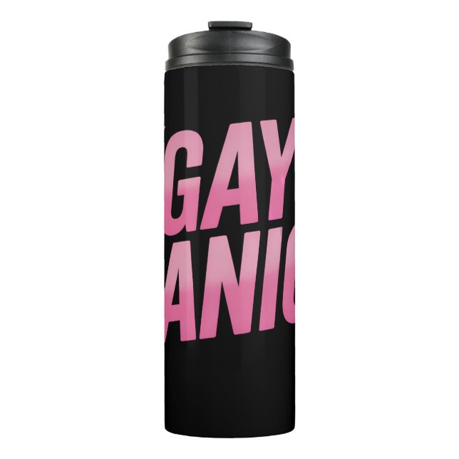 Termo Pánico Gay Protesta Orgullo LGBTQ (Anverso)