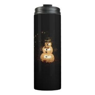 Termo Pantalla de luz de vacaciones de Snowman