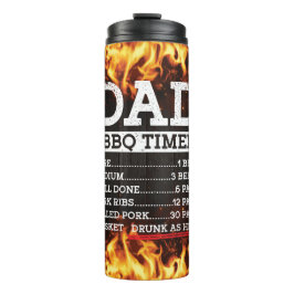 Termo Papá BBQ Timer Funny BBQ Sarcasmo