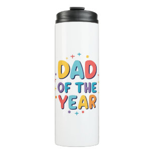 Termo Papá del año - Gracioso regalo del Día del Padre