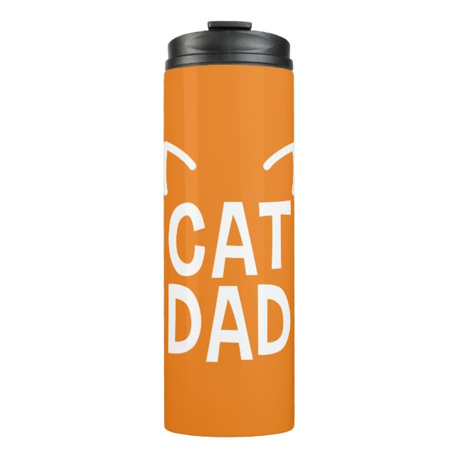 Termo Papá Gato Con Oídos Y Whiskers (Anverso)