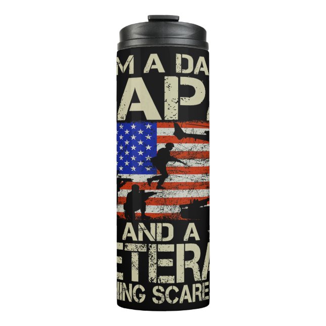 Termo Papá, papá y veterano (Anverso)