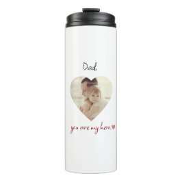Termo Papá Personalizado Eres Mi Héroe Termal Tumbler
