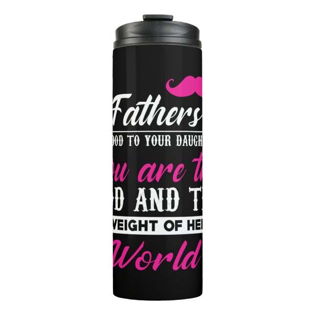 Termo Papá Regala El Peso De Su Mundo (Anverso)