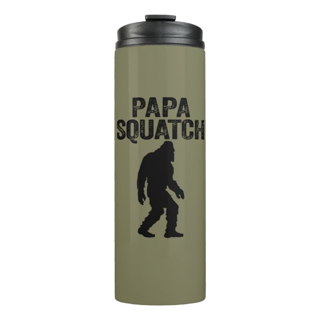 Termo Papa Squatch Funny Bigfoot - Regalo del Día del Pa (Anverso)