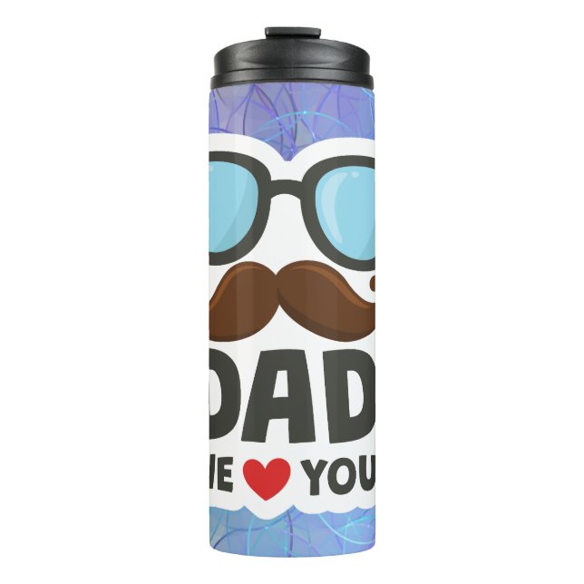 Termo Papá te queremos (Anverso)