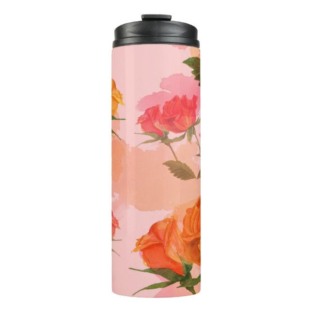 Termo Papel de bandana paisley, diseño de bufanda de sed (Anverso)