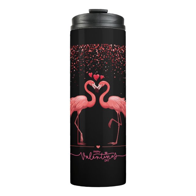 Termo Papel de envolvimiento de San Valentín rosado (Anverso)