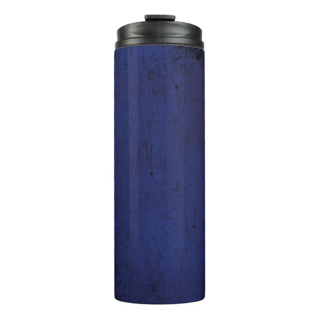 Termo Papel de fondo azul oscuro de textura (Anverso)