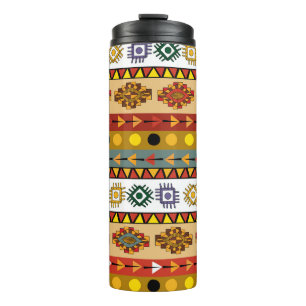 Termo Papel mural tribal, diseño artístico étnico.