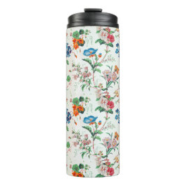 Termo Papel pintado antiguo floral Francia 1830