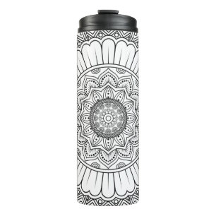 Termo Papel tapiz de rosette mandala