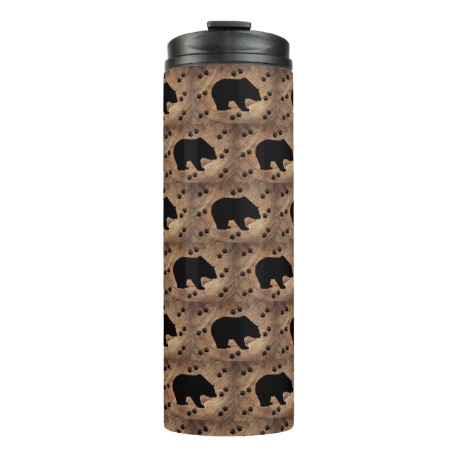 Termo Papeles De Oso Y Oso Negro (Anverso)