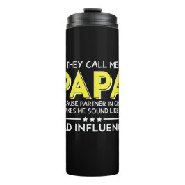 Termo Papi Regalo Me Llaman Papas