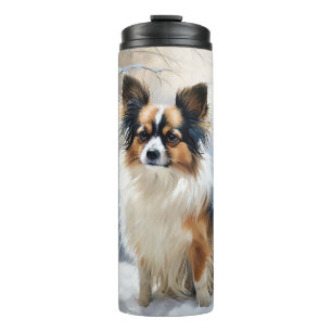 Termo Papillon Deja que nieve Navidad 