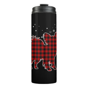 Termo Papillon Navidades Dog Buffalo Plaid