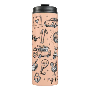 Termo Paquete de Clipart de Estilo de Vida Dibujado a Ma