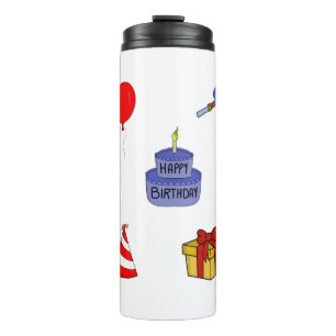 Termo Paquete de cumpleaños de aniversario