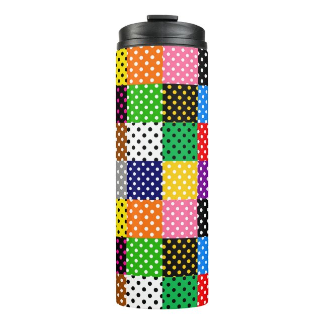 Termo Paquetes multicolores Quilt Polka Dots (Anverso)