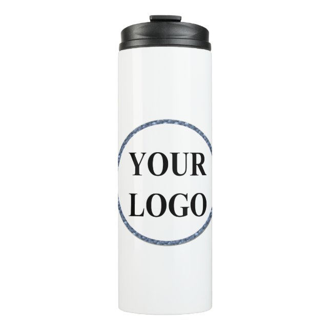 Termo Para su mamá, nueva madre, añada tu LOGO AQUÍ (Anverso)