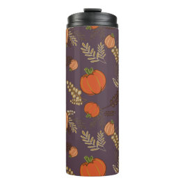Termo Parche de calabaza otoñal
