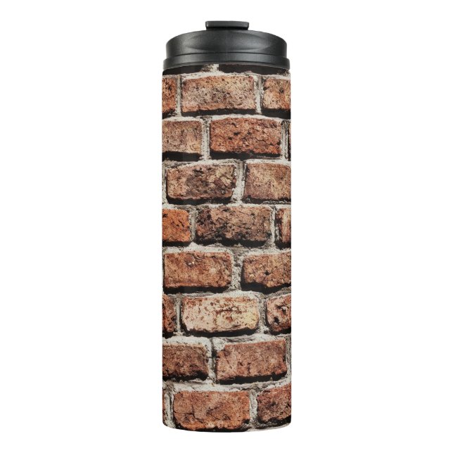 Termo Pared de ladrillo marrón a la luz del día (Anverso)