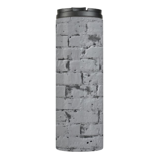Termo Pared de ladrillo pintado gris claro (Reverso)