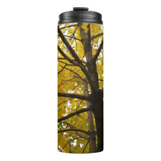 Termo Pareja de arce amarillo naturaleza otoñal