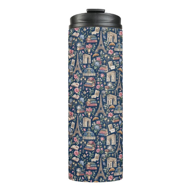 Termo Paris Dark Icons Chic Design (Anverso)