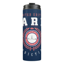 Termo París Francia Estilo Deportivo de Viajeros