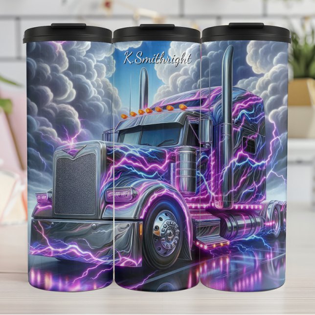 Termo Paro de luz del camión semi de cromo eléctrico (Subido por el creador)