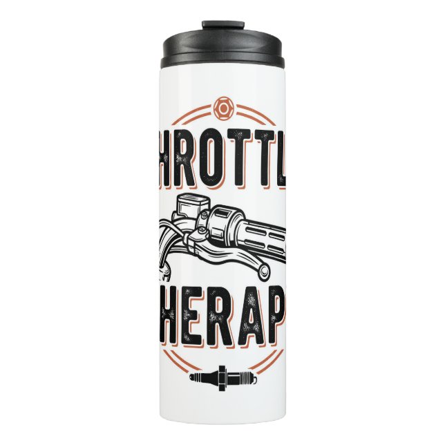 Termo Paro de motocicleta con terapia del acelerador (Anverso)