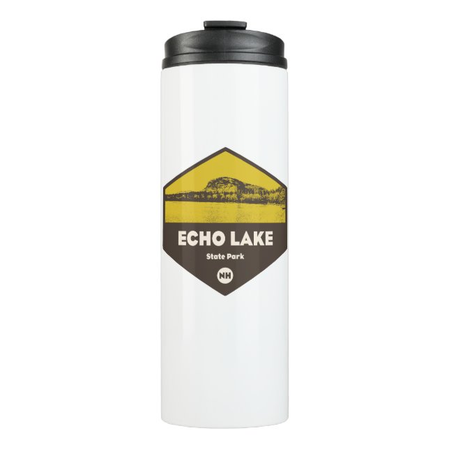Termo Parque Estatal Echo Lake New Hampshire (Anverso)
