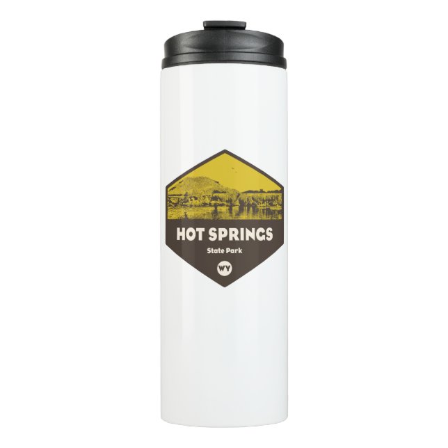 Termo Parque Estatal Hot Springs Wyoming (Anverso)