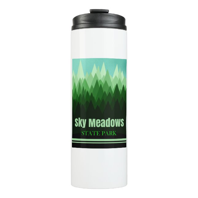 Termo Parque Estatal Sky Meadows Virginia Forest (Anverso)