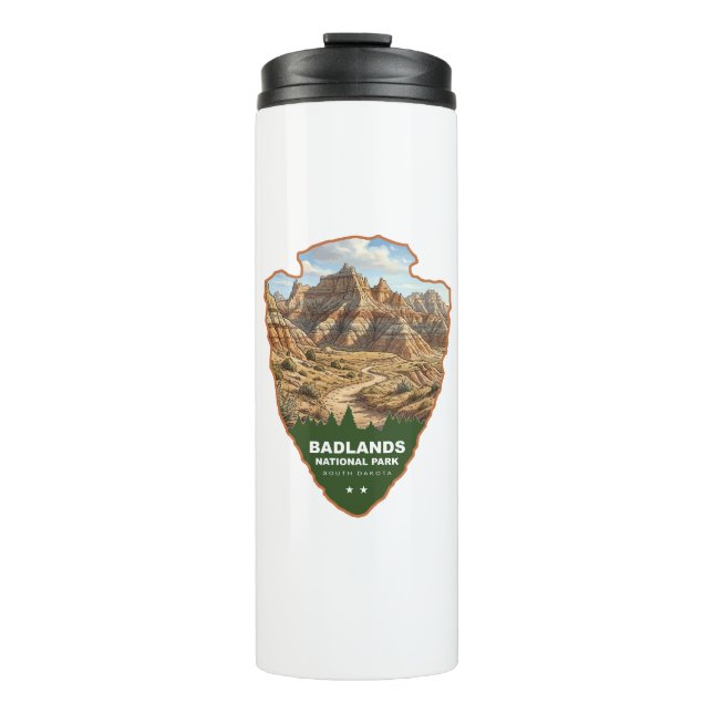 Termo Parque Nacional Badlands Arrowhead (Anverso)