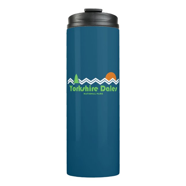 Termo Parque nacional de Yorkshire Dales Retro (Anverso)