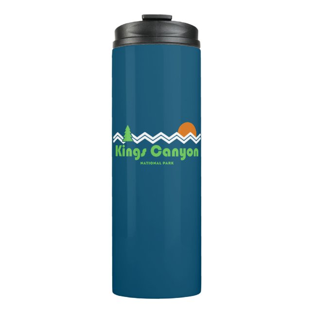 Termo Parque nacional del Cañón Kings Retro (Anverso)