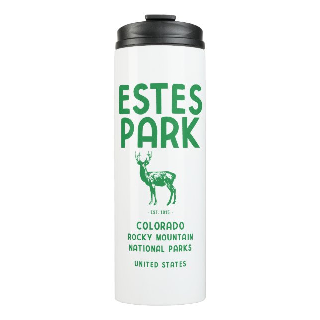 Termo Parque nacional Estes Colorado (Anverso)