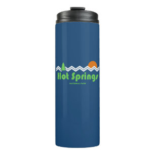Termo Parque nacional Hot Springs Retro