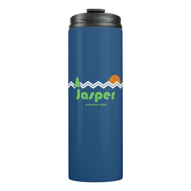 Termo Parque nacional Jasper Retro (Anverso)