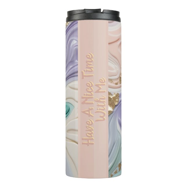 Termo "Pasa un buen rato conmigo" Marble Tumbler (Reverso)