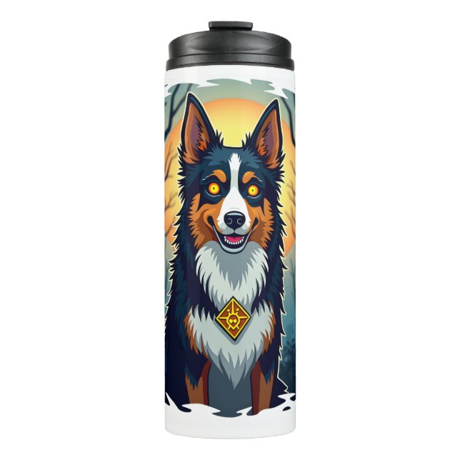 Termo Paseo de Collie Maldito (Anverso)