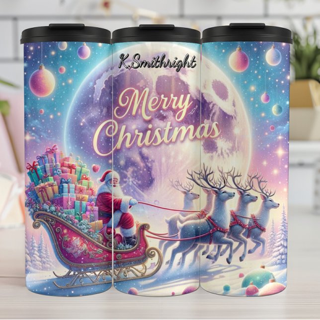 Termo Paseo de regalos galácticos de Santa (Subido por el creador)