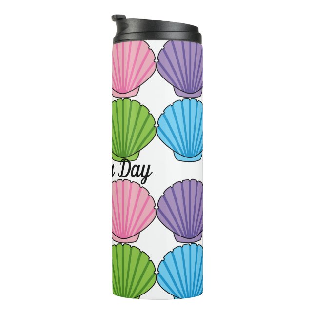 Termo Pastel Colorful Seashell Pack | Añadir texto propi (Rotado hacia la derecha)