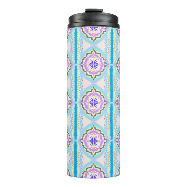Termo Pastel Dream Boho Geometric Kaleidoscope (Anverso)