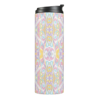 Termo Pastel Psychedelic Pattern | Groovy Liquid Marble