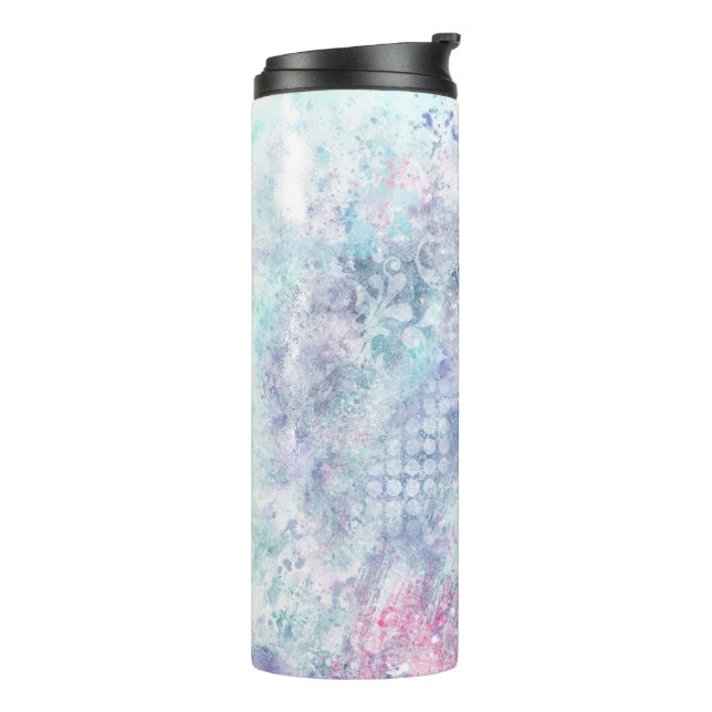 Termo Pastel Resumen Arte (Rotado hacia la izquierda)